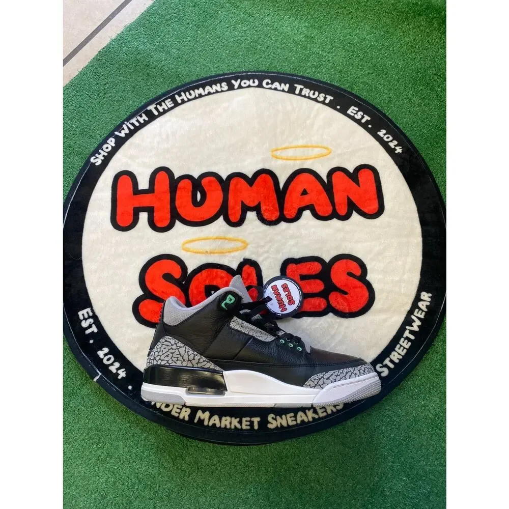 Jordan 3 ‘Green Glow’|Size 10M - Picture 3 of 5